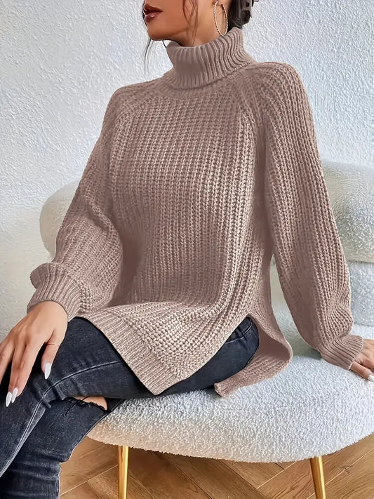 Women's Turtleneck Sweater - Vonnera