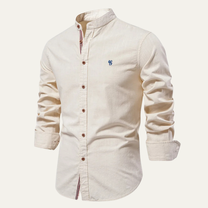 Men's Cotton Linen Business Shirt