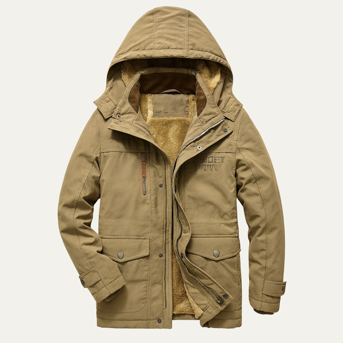 Men's Quilted Loose Fit Jacket Weather Resistant - Vonnera