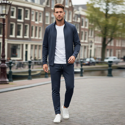 Men's Tracksuit Modern Zip Jacket Joggers