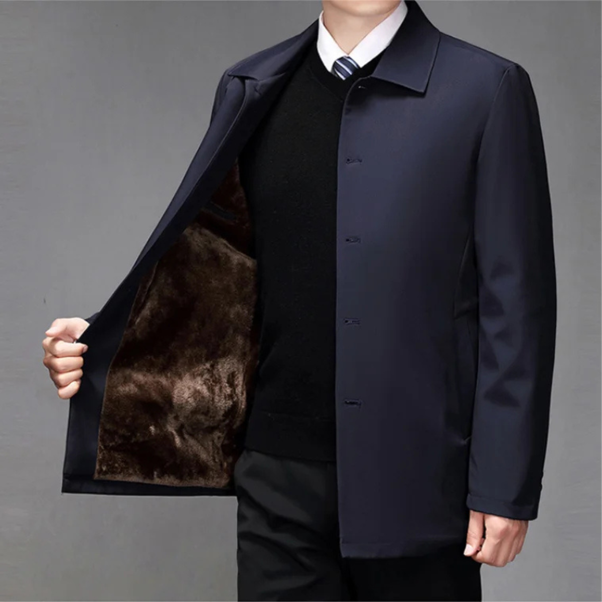Alden Men's Lightweight Button Jacket