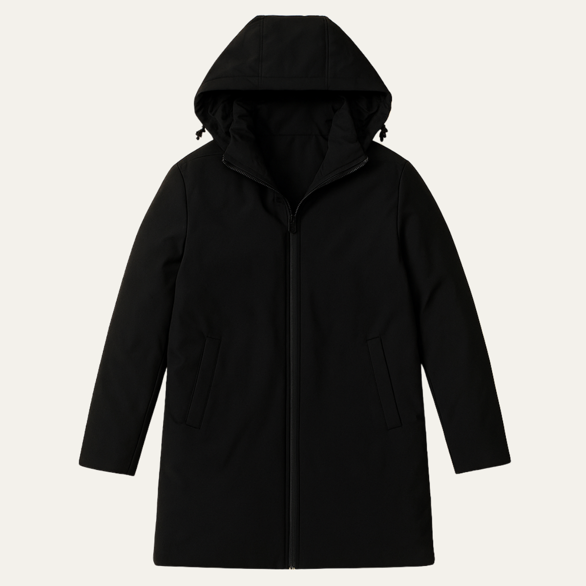 Men's Classic Fit Hooded Winter Coat - Vonnera