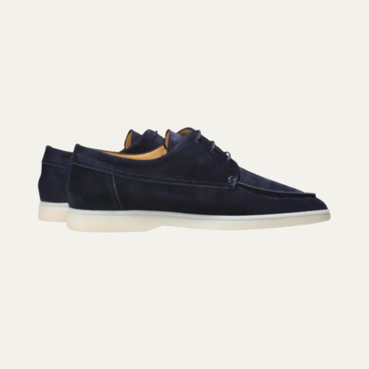 Men's Suede Slip On Loafers Classic Brown