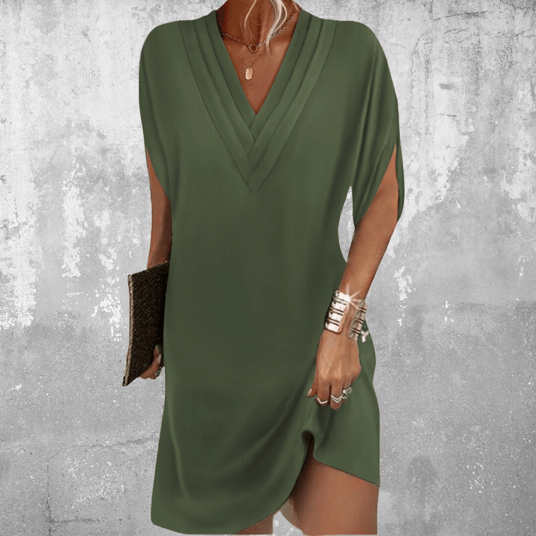 Elegant Women's Tummy Covering Dress - Vonnera
