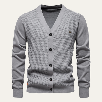 Men's Slim Fit Cardigan Lightweight Button Up