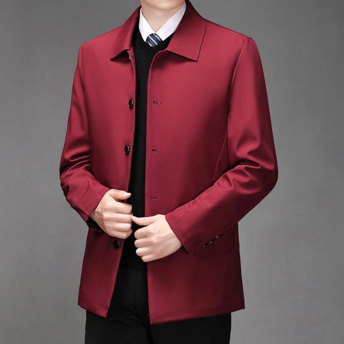 Alden Men's Lightweight Button Jacket