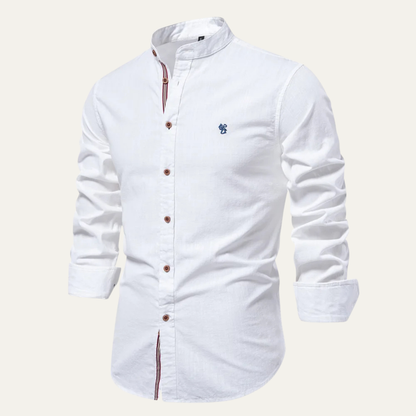 Men's Cotton Linen Business Shirt