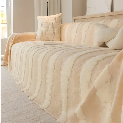 Plush Sofa Blanket Cover Multifunctional