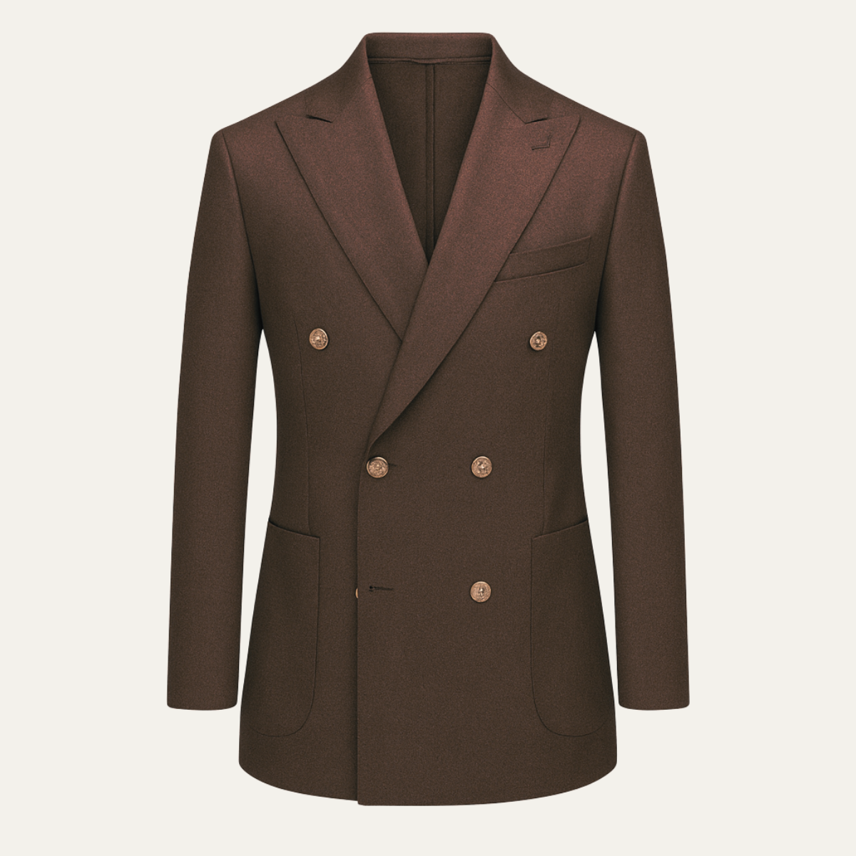Men's Slim Fit Double Breasted Suit Formal 2 Piece - Vonnera