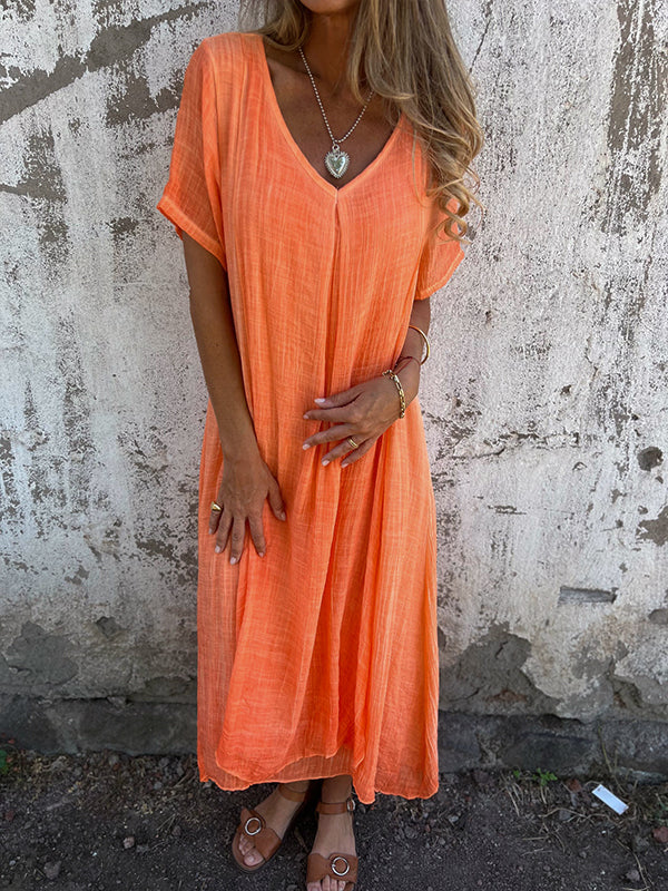 Garnet | Women's Flowy Draped Maxi Dress Cocktail