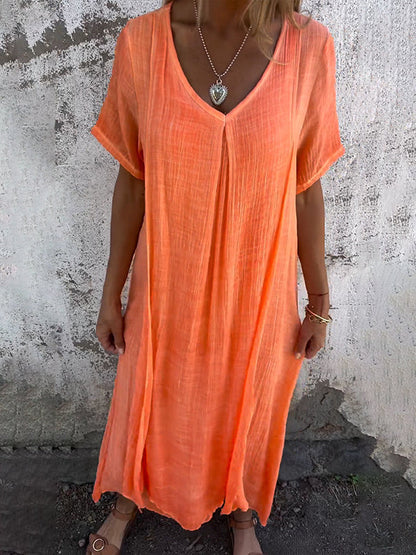 Women's Maxi Dress Flowy Draped Garnet Cocktail