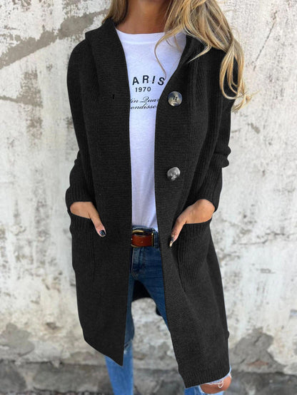 Cozy Button-Up Knit Cardigan – Effortless Style and Comfort