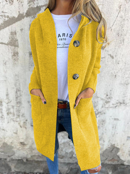 Cozy Button-Up Knit Cardigan – Effortless Style and Comfort