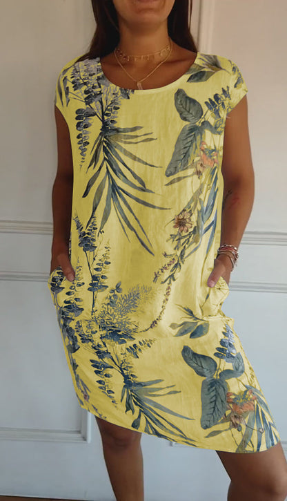 Women's Round Neck Comfortable Dress
