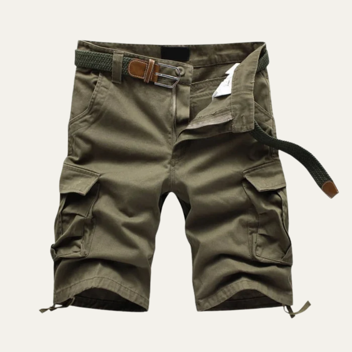 Men's Classic Utility Shorts Cotton with Pockets