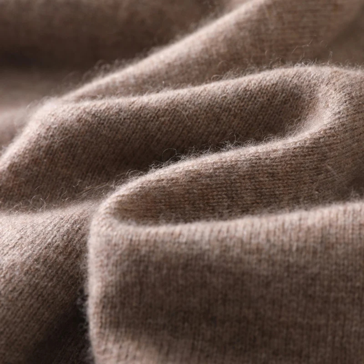 Men's Wool Quarter Zip Sweater Soft Knit