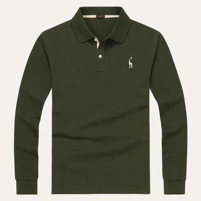 Men's Modern Cotton Long Sleeve Shirt - Vonnera
