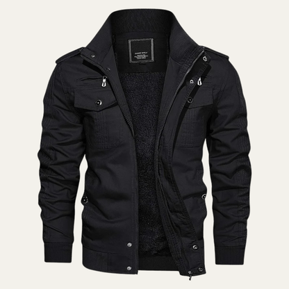 Macerata Men's Thermal Fleece Lined Military Jacket