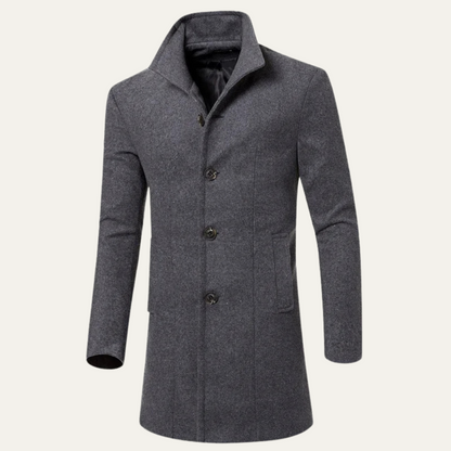 Men's Wool Blend Overcoat Smart Casual - Vonnera