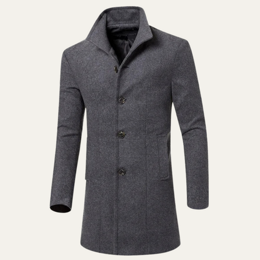 Men's Wool Blend Overcoat Smart Casual - Vonnera