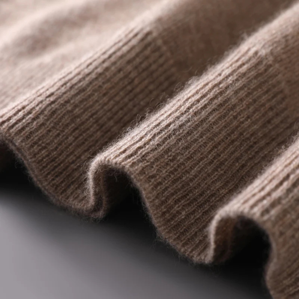 Men's Wool Quarter Zip Sweater Soft Knit