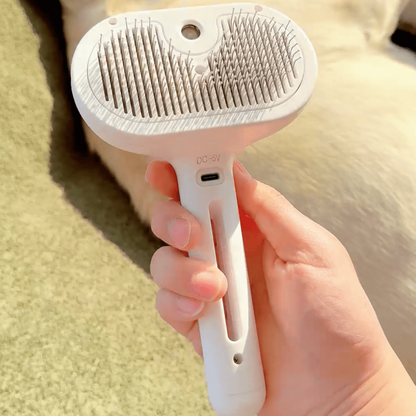 Steam Brush for Dogs Grooming