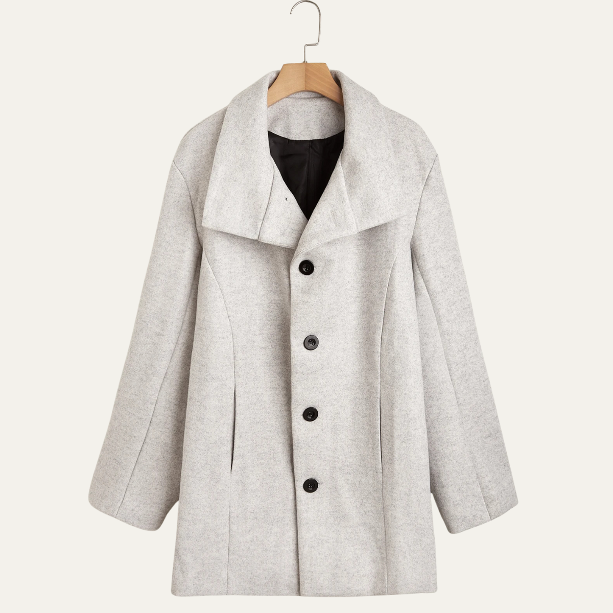 Men's Wool Blend Overcoat Thickened Winter Coat