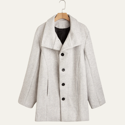 Men's Wool Blend Overcoat Thickened Winter Coat