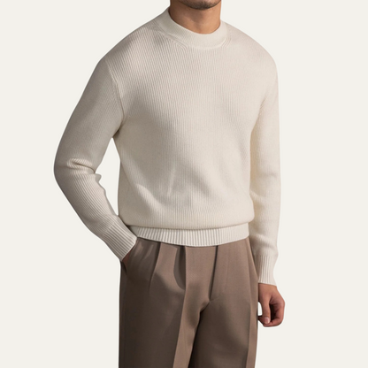 Mens Wool Crew Neck Sweater