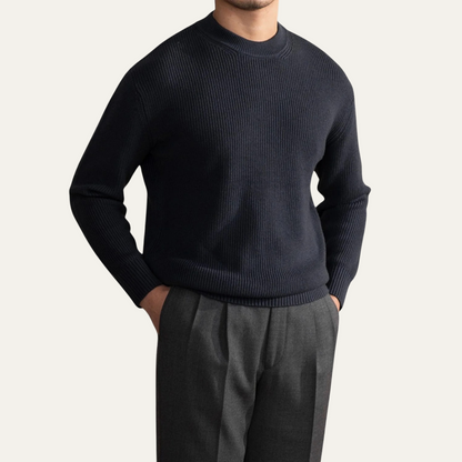 Mens Wool Crew Neck Sweater