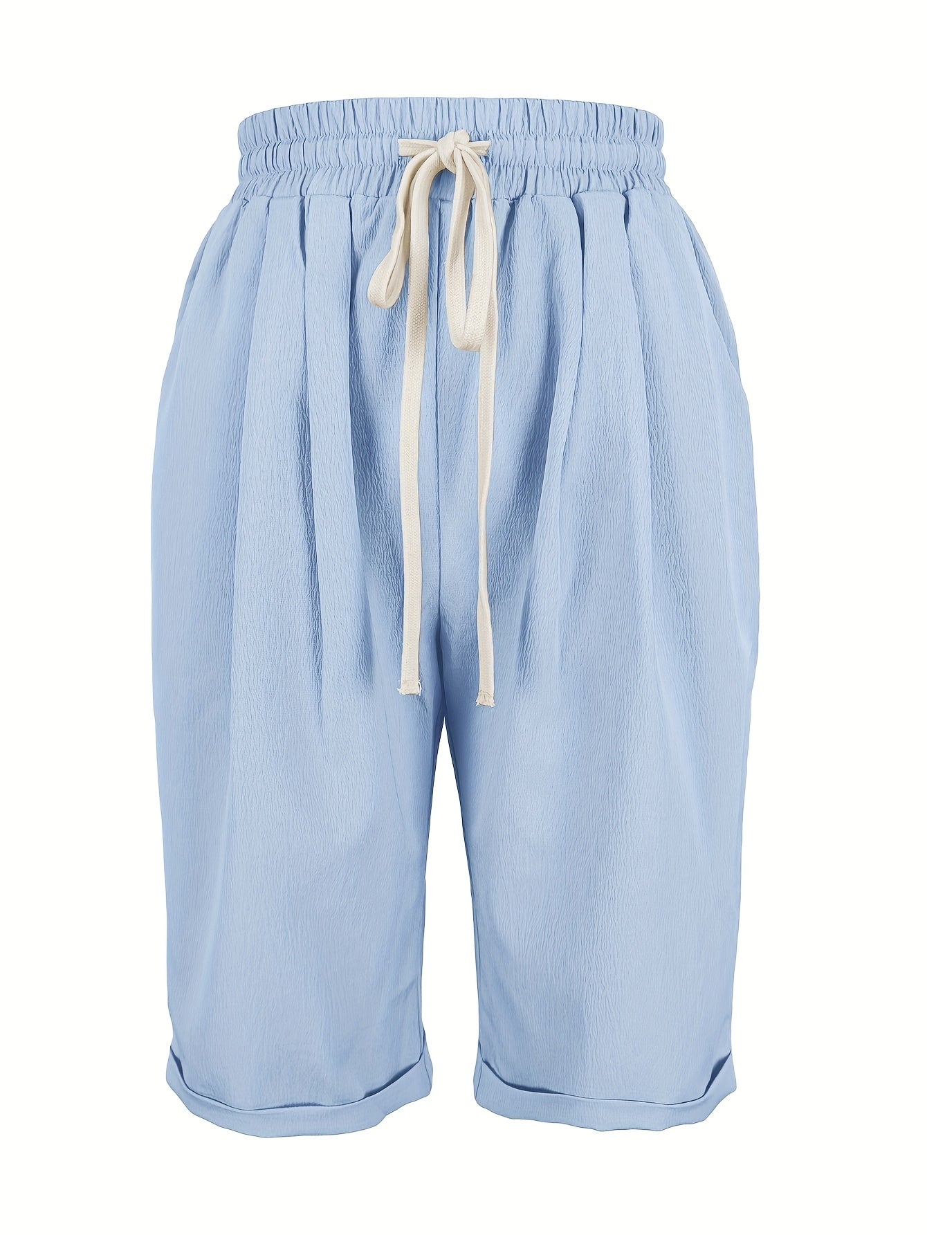 Women's Drawstring Knee Length Shorts
