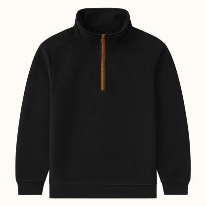 Men's Thick Fleece Half Zip Sweater - Vonnera