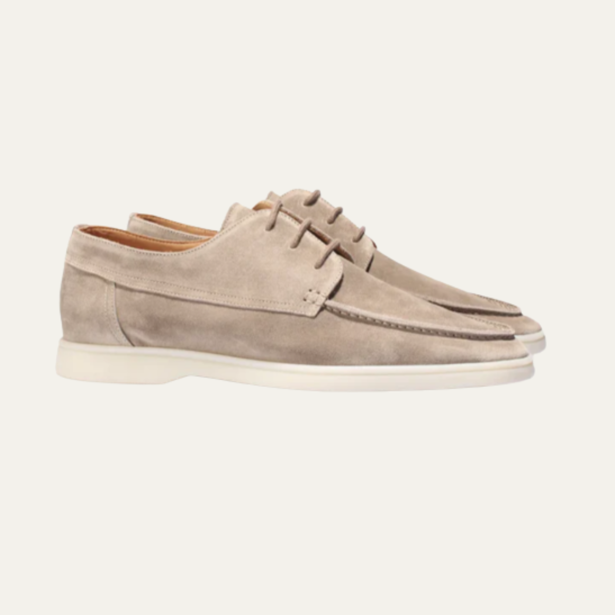 Men's Suede Slip On Loafers Classic Brown - Vonnera