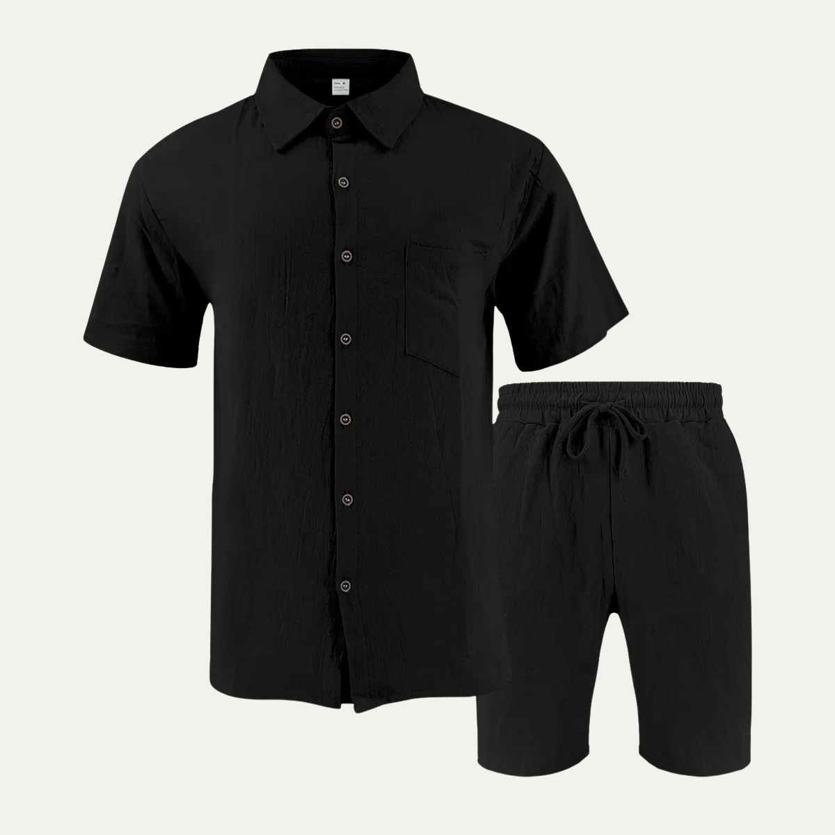 Kirkwood Men's Short Sleeve Shirt And Shorts Set Lightweight - Vonnera