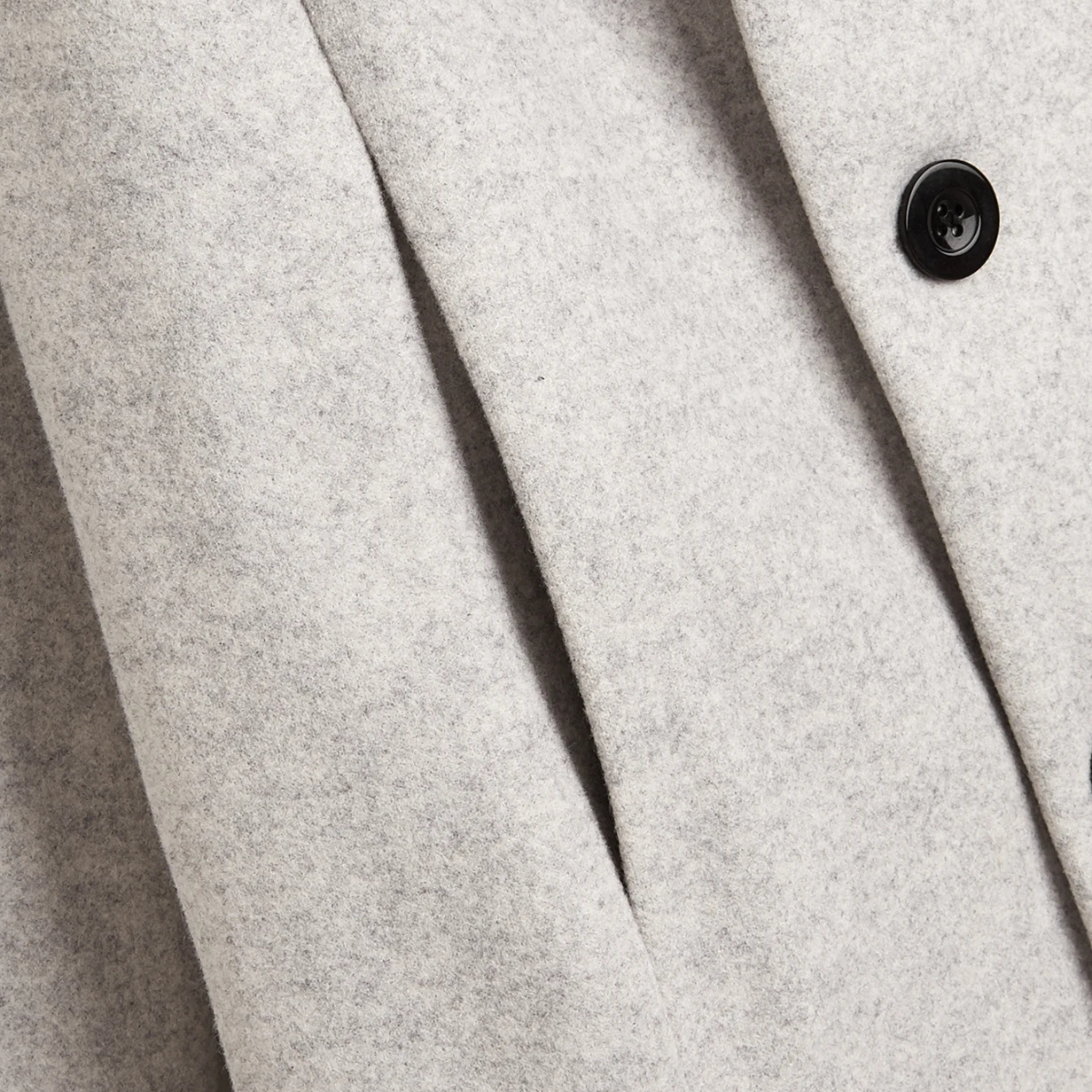 Men's Wool Blend Overcoat Thickened Winter Coat
