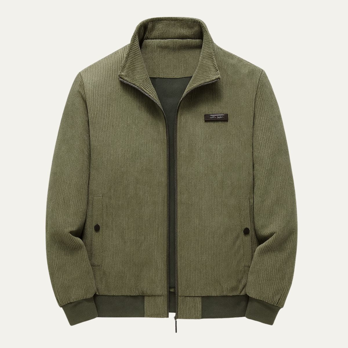 Mens Corduroy Jacket Fleece Lined Modern - Vonnera