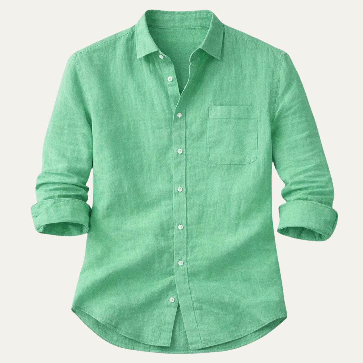 Men's Cotton Linen Summer Shirt Lightweight - Vonnera