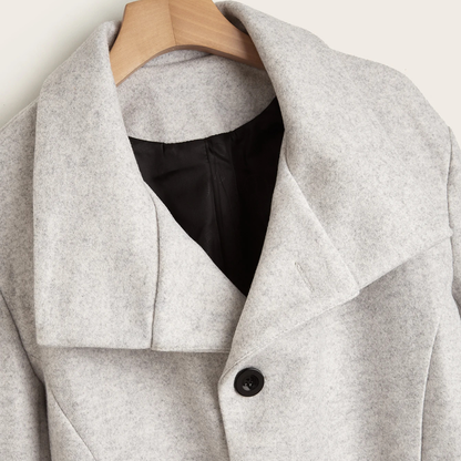 Men's Wool Blend Overcoat Thickened Winter Coat