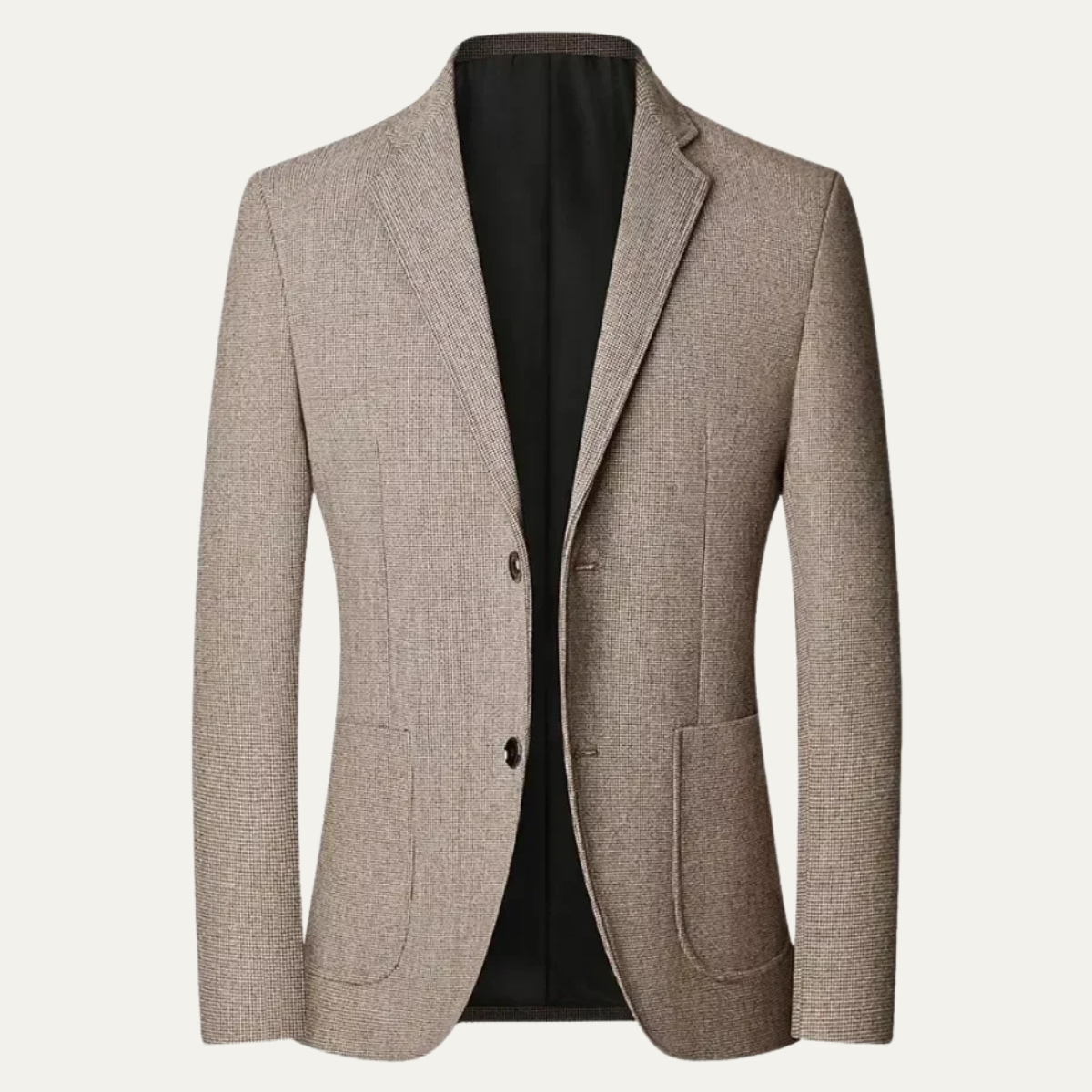 Men's Single Breasted Blazer Smart Casual Navy Blue - Vonnera