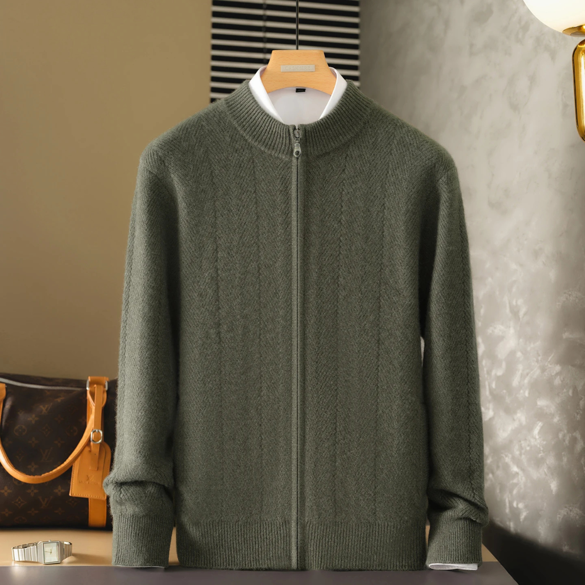 Men's Soft Wool Cardigan