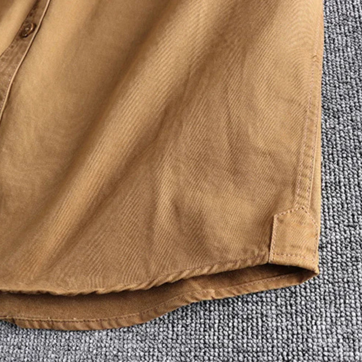 Men's Canvas Cargo Shirt Jacket