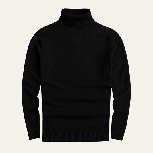 Men's Turtle Neck Henley Sweater - Vonnera