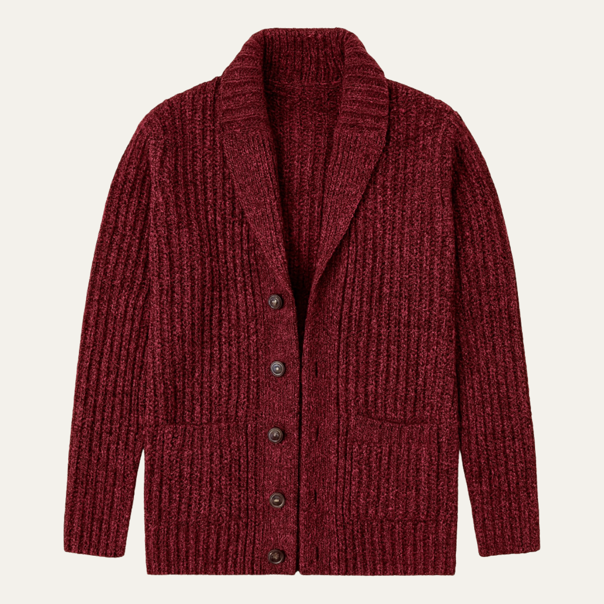 Montpellier Men's Knit Cardigan Shawl Collar Thick - Vonnera