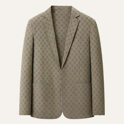 Men's Business Casual Jacket Lightweight Patterned - Vonnera