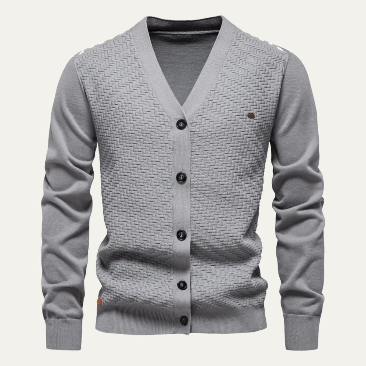 Men's Knit Cardigan Button Front Stylish