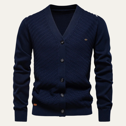Men's Knit Cardigan Button Front Stylish