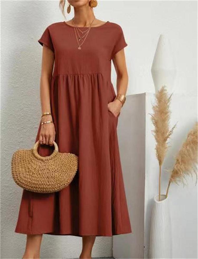 Sylvia Women's Relaxed Fit Midi Dress