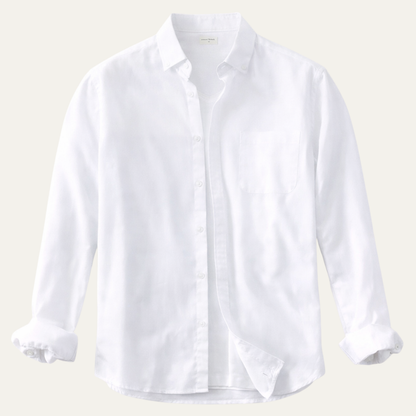 Men's Linen Cotton Button Up Shirt - Vonnera