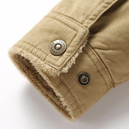 Men's Fleece Lined Sherpa Jacket Outdoor Winter Coat