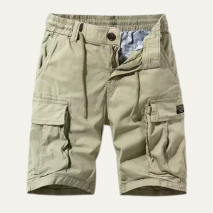 Men's Cargo Shorts Durable Cotton Brown - Vonnera